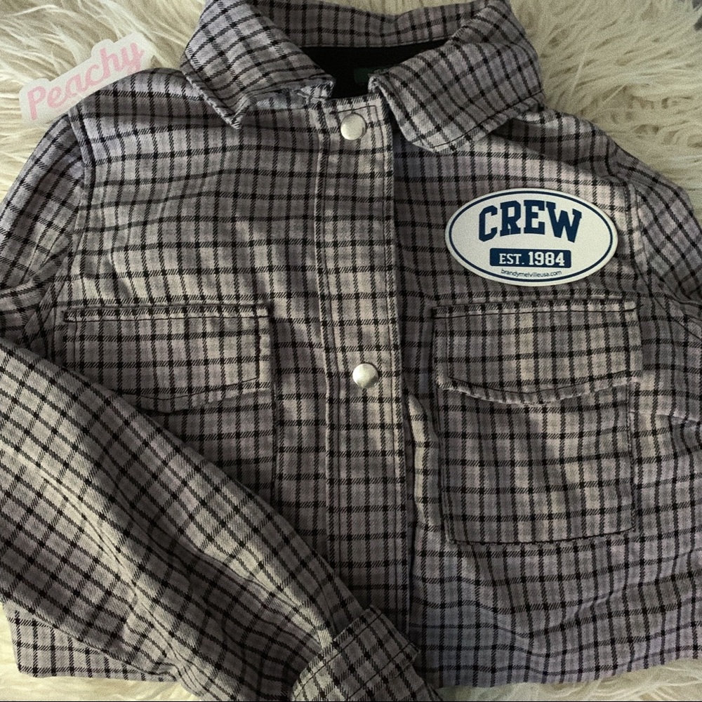 Plaid Cropped Jacket